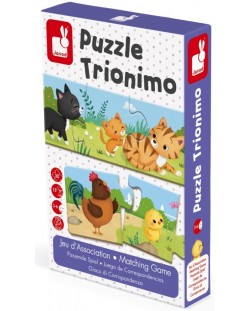 Joc de societate Janod - Trionimo, puzzle