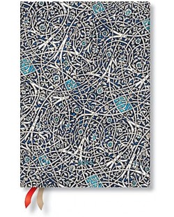 Calendar-carnețel Paperblanks Granada Turquoise - Midi, 13 x 18 cm, 80 de coli, 2024