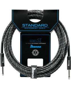 Cablu de chitară Ibanez - SI20 CCT, 6.3mm, 6.1m, negru/grena	
