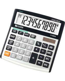 Calculator Eleven - CT-500VII, desktop, 10 cifre, alb/negru, alb/negru