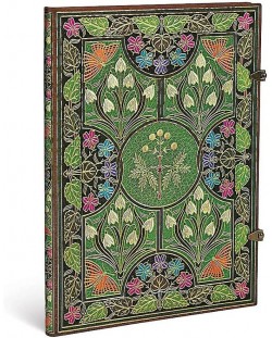 Calendar-carnețel Paperblanks Poetry in Bloom - Grande, 21 x 30 cm, 64 de coli, 2024