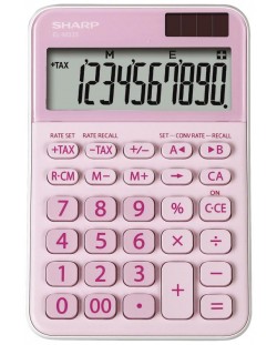 Calculator Sharp - EL-M335BPK, desktop, roz, 10 dgt