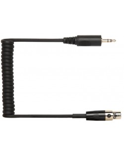 Cablu Shure - WA461, TA3F/3,5 mm, 0,3 m, negru