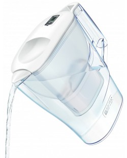 Cană de filtrare apă BRITA - Aluna Cool Memo, 2,4 l, albă