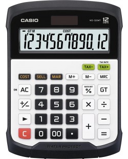 Calculator Casio - WD-320MT, 12-cifre, Water-Protected, alb