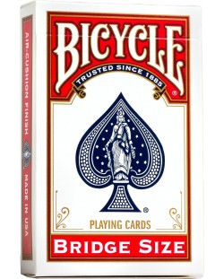 Cărți de joc Bicycle - Bridge Standard Index albastru/roșu pe spate