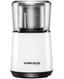 Râșniță de cafea ROMMELSBACHER - RO EKM 125, 200W, 50g, albă/argintiu