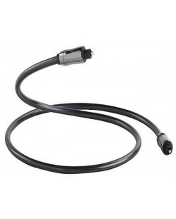 Cablu QED - Graphite optic de performanță, 2x Toslink, 1,5 m, negru