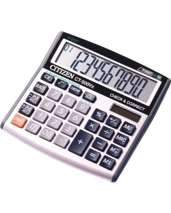 Calculator Citizen - CT500VII, de birou, 10 cifre, alb
