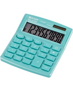Calculator Eleven - SDC-810NRGNE, 10 cifre, verde