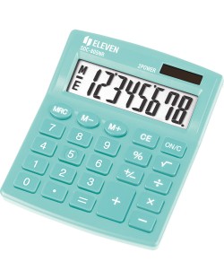 Calculator Eleven - SDC-805NRGNE, 8 cifre, verde