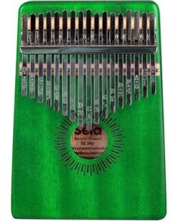 Kalimba, instrument muzical Sela - 17 Mahogany, verde