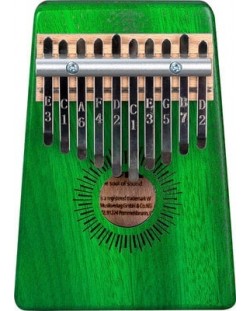 Kalimba, instrument muzical Sela - 10 Mahogany, verde