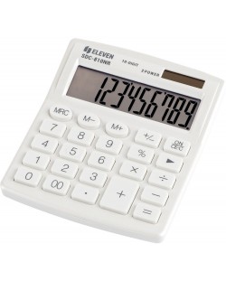 Calculator Eleven - SDC-810NRWHE, 10 cifre, alb