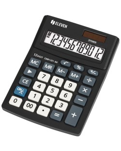 Calculator Eleven - CMB1201-BK, de birou, 12 cifre, negru