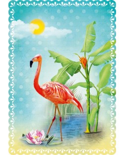 Felicitare Gespaensterwald Romantique - Flamingo