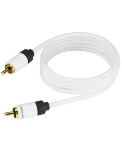 Cablu Real Cable - SUB-1, RCA, 5m, alb