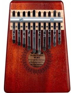 Kalimba, instrument muzical Sela - 10 Mahogany, roșu