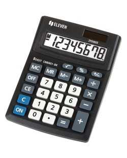 Calculator Eleven - CMB801-BK, desktop, 8 cifre, negru