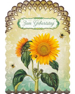 Felicitare Gespaensterwald Romantique - Floarea soarelui