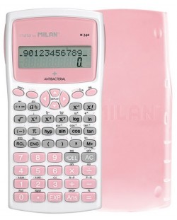 Calculator Milan - Antibacterial M240, stiintific, roz