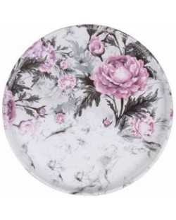 Farfurie din ceramica pentru desert Morello - Beautiful Roses, 20 cm