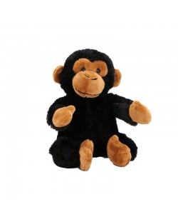 Jucărie de pluș Keel Toys - Maimuță, negru și maro