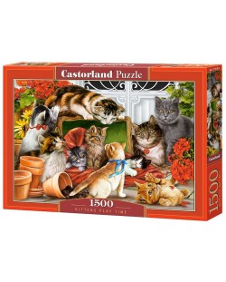 Puzzle Castorland de 1500 piese - Jocul pisicilor