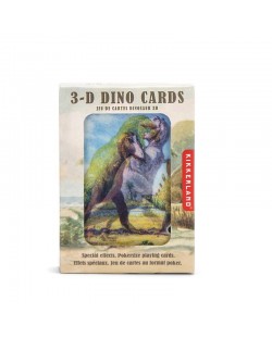 Carti de joc 3D Kikkerland - 3D Dinosaurs