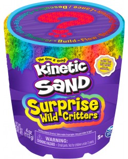 Nisip cinetic Kinetic Sand Wild Critters - Cu surpriza, sortiment