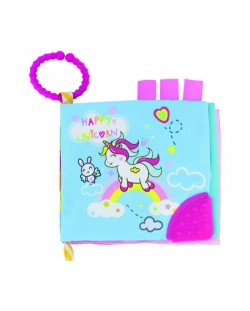 Carte textila educativa Kikkaboo - Happy Unicorn	