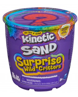 Kinetic Sand Wild Critters - Cu surpriză, roșu