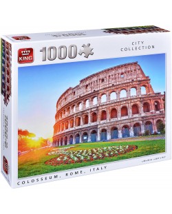 Puzzle King de 1000 piese - Colosseumul in Roma, Italia