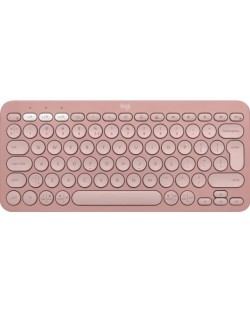 Logitech Keyboard - Pebble Keys 2 K380s, Wireless, US Layout, Rose