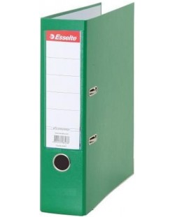 Esselte Eco - A4, 7,5 cm, PP, margine metalica, eticheta detasabila, verde