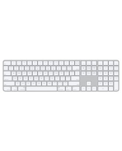 Tastatură Apple - Magic Keyboard, Touch ID, numere, US, alb