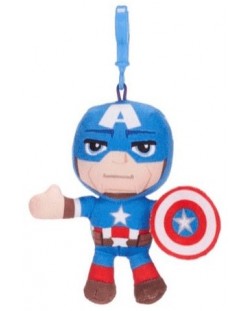 Breloc Whitehouse Leisure Marvel: Avengers - Captain America (плюшен), 13 cm