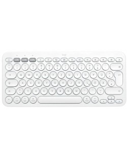 Logitech Keyboard - Pebble Keys 2 K380s, fără fir, layout SUA, alb