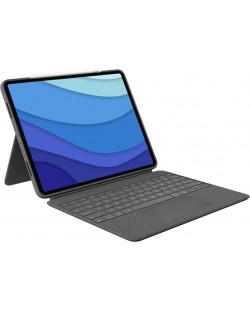Logitech Keyboard - Combo Touch, iPad Pro 11" 1st, 2nd, 3rd gen, Gri