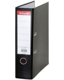 Esselte Eco - A4, 7,5 cm, PP, margine metalica, eticheta detasabila, negru