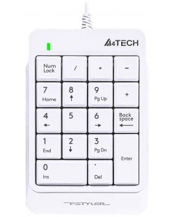 Tastatura A4tech - FK-13P FStyler, alba