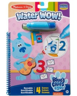 Cartea de colorat cu apă Melissa & Doug - Blue's Clues & You, Counting