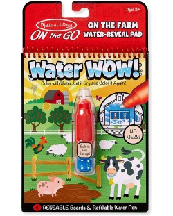 Carte de desen cu apa Melissa & Doug - Animalele din ferma