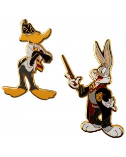 Set insigne CineReplicas Animation: Looney Tunes - Bugs and Daffy at Hogwarts (WB 100th)