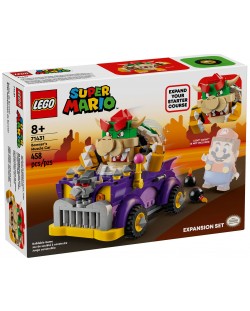 Constructor de adăugare LEGO Super Mario - Mașina puternică a lui Bowser (71431)