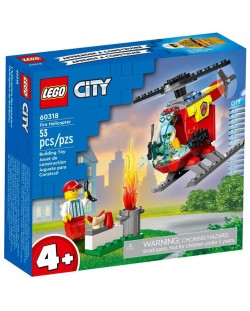 Constructor  Lego City - Elicopter de stingere a incendiilor (60318)