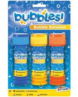 Grafix Bubble Refill Set - Bubble, 60 ml, 3 bucăți 