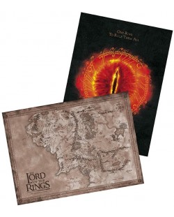 Set de mini postere ABYstyle Movies: Lord of the Rings - Middle Earth