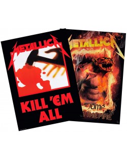 Set mini postere GB eye Music: Metallica - Kill'Em All & Jump in the Fire 