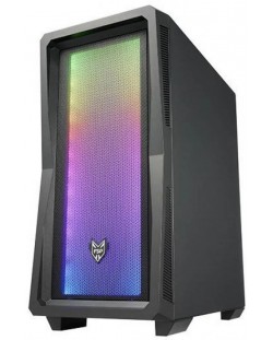 Cutie pentru computer Fortron - CMT212A RGB, mid tower,  negru/transparent